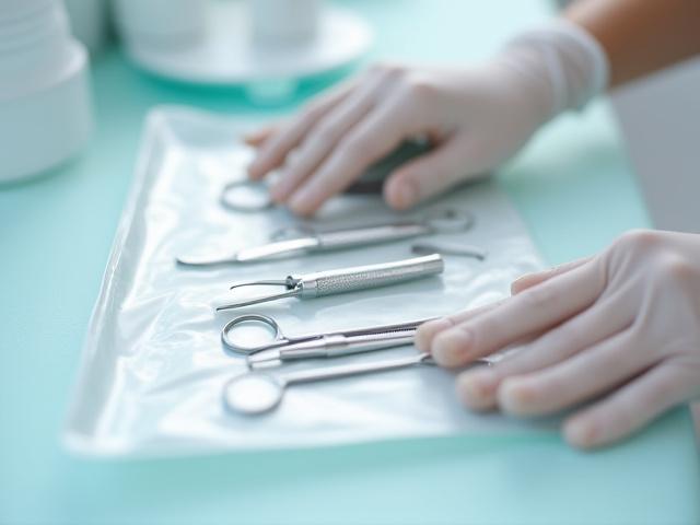 Alatan manicure dan pedicure yang disterilkan dengan teliti di Sutera Wajah